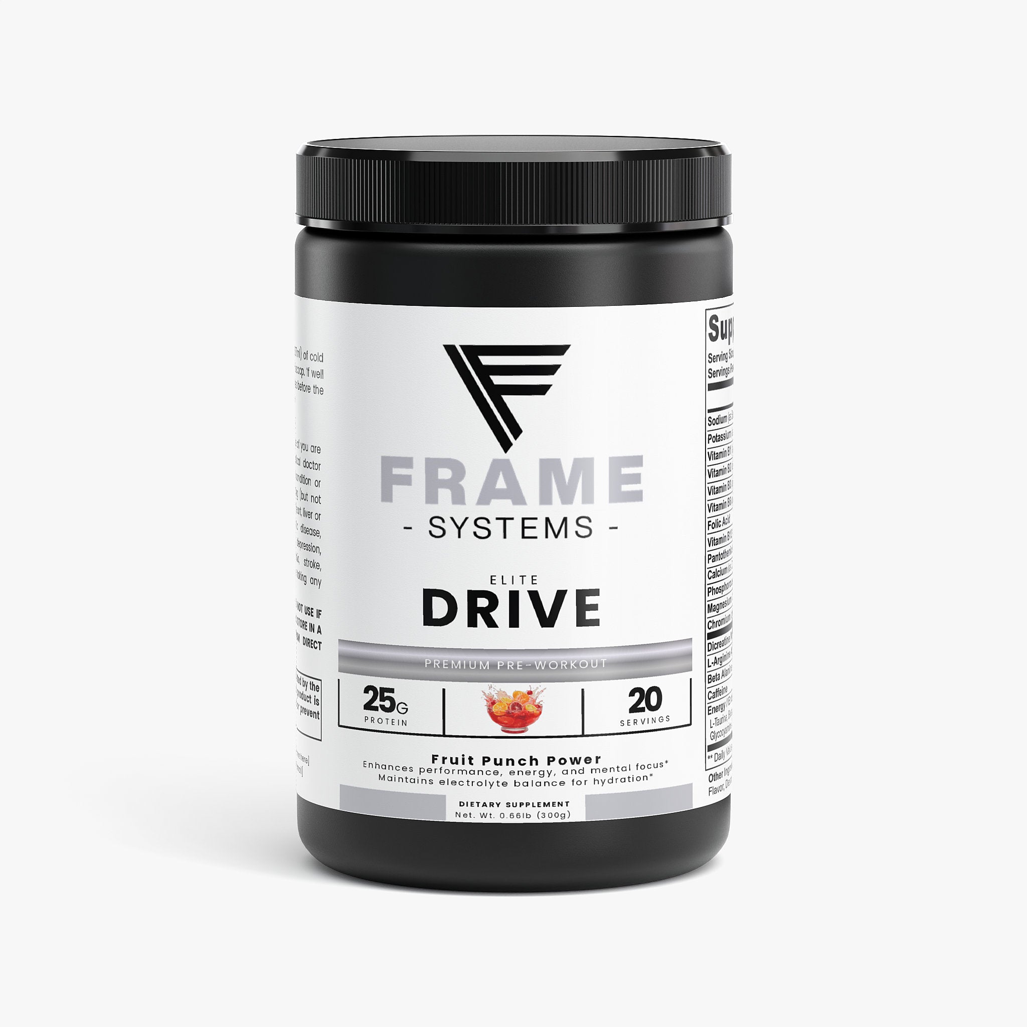 FRAME Drive ELITE Pre-Workout (Fruit Punch)