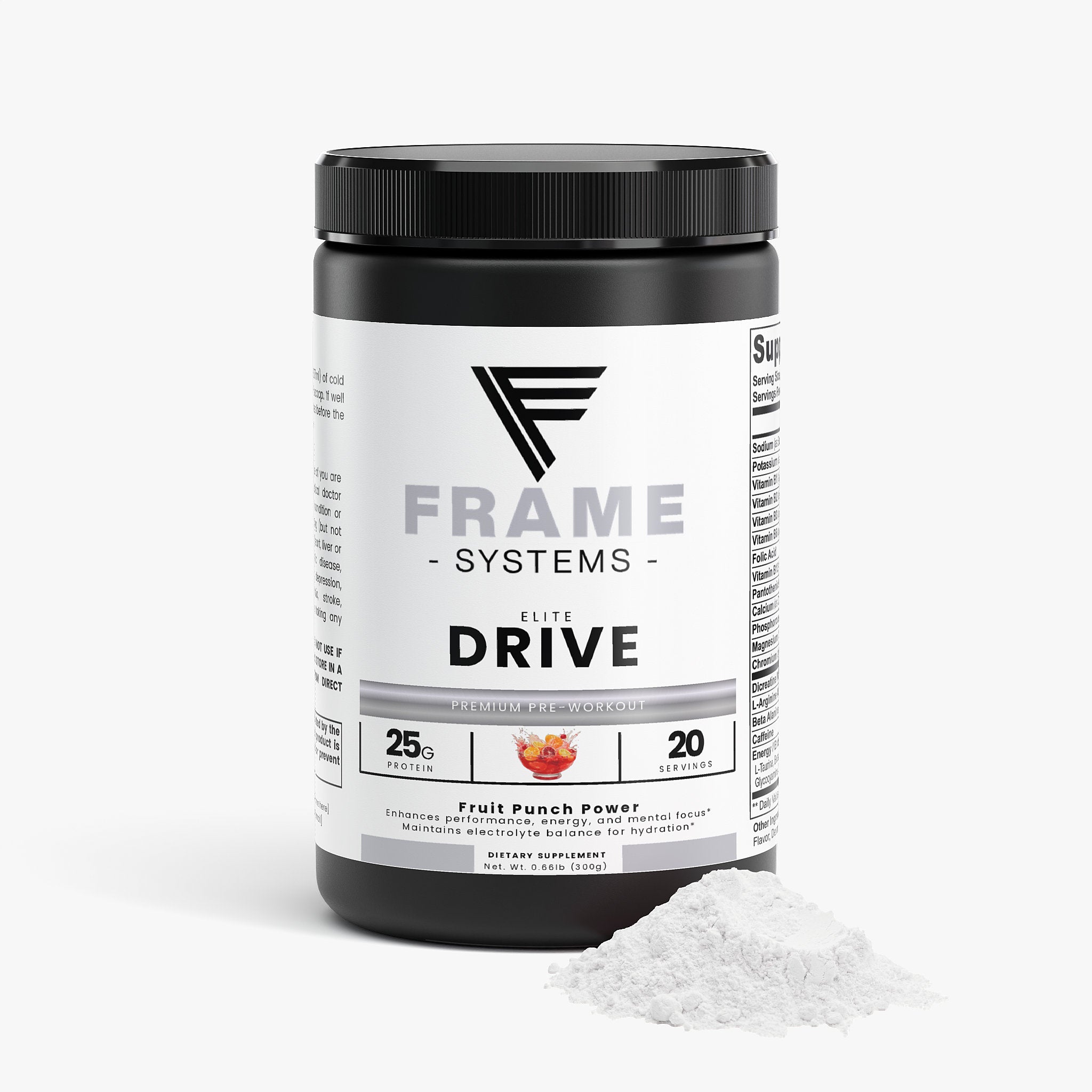 FRAME Drive ELITE Pre-Workout (Fruit Punch)